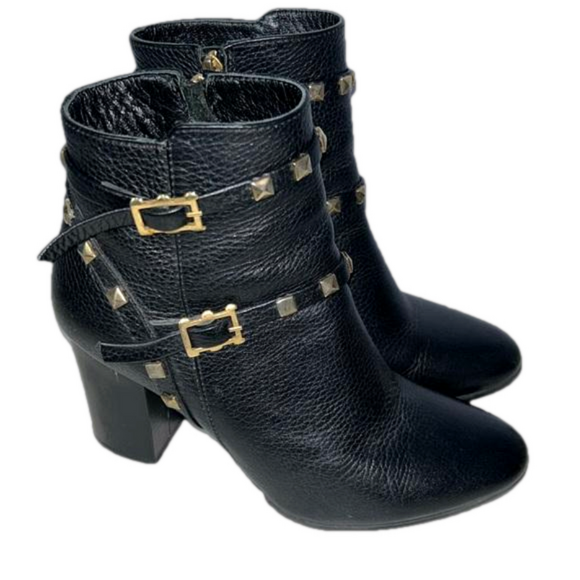 Jay & Dee Shoes - Jay & Dee Black Leather Boots Size 8.5